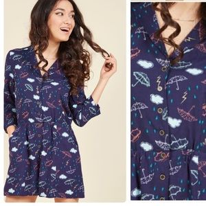 ModCloth So Field with Joy romper in Umbrella’s